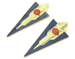 Lovrin Trojúhelníkové náušnice ve tvaru trojúhelníku