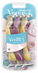 Gillette Venus 3 Dragonfruit Pohotová Holítka, Balení 6