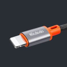 Mcdodo MCDODO HRAD ŘADY PRUŽINOVÝ KABEL BLESKOVÝ MINI JACK 1,8M ADAPTÉR CA-0890