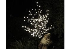 shumee Dekorativní LED strom s květy - 1,5 m, teple bílá