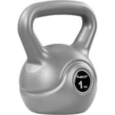 shumee Kettlebell činka šedá - 1 kg