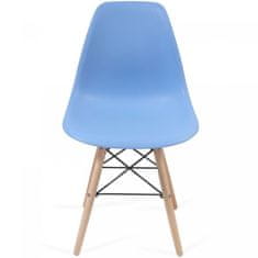 shumee MIADOMODO Sada jídelních židlí, 4 kusy, modré