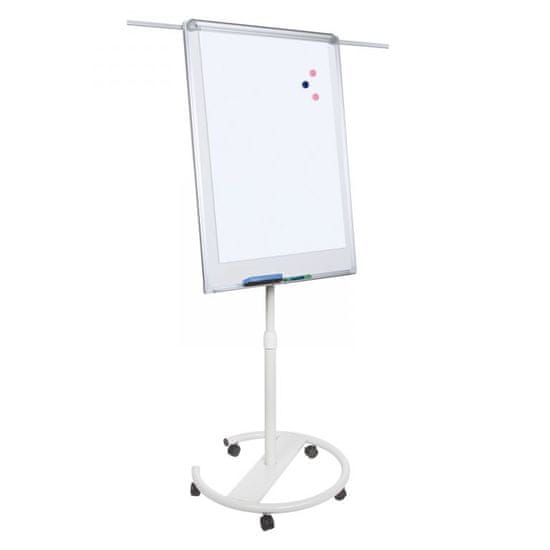 Greatstore Jago Flipchart tabule kulatou základnou - 60 x 90 cm