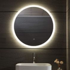 shumee AQUAMARIN Koupelnové LED zrcadlo kulaté - 70 cm