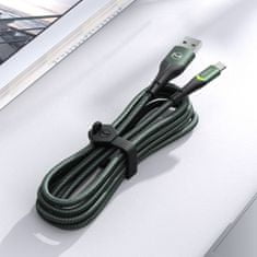 Mcdodo MCDODO MAGNIFICENCE KABEL USB-C LED 1M ZELENÝ CA-7961