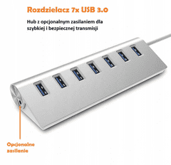 CO2 HUB 7X USB 3.0 PORT SPLITTER CO2-0125