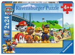 Ravensburger Puzzle Tlapková patrola: Psí hrdinové 2x24 dílků