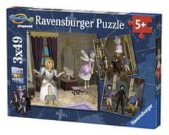 Ravensburger Puzzle Playmobil Královská svatba 3x49 dílků