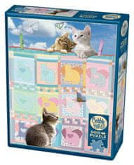 Cobble Hill Puzzle Přikrývka s koťátky 500 dílků