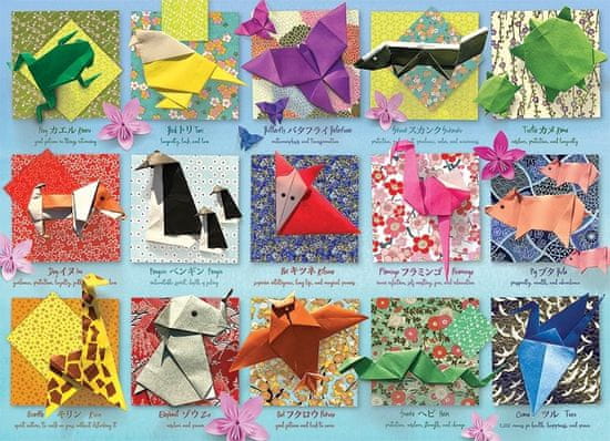 Cobble Hill Puzzle Origami zvířátka 500 dílků