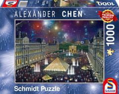 Schmidt Puzzle Ohňostroj v Louvru 1000 dílků