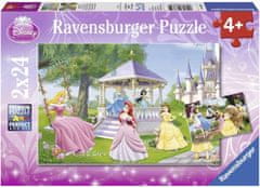 Ravensburger Puzzle Okouzlující princezny 2x24 dílků