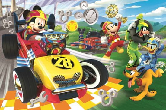 Trefl Puzzle Mickey a závodníci 60 dílků