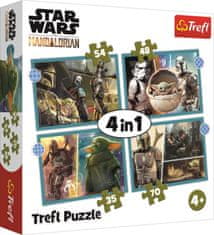 Trefl Puzzle Star Wars: Mandalorian 4v1 (35,48,54,70 dílků)