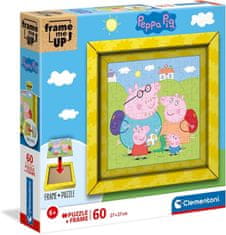 Clementoni Puzzle Frame Me Up Prasátko Peppa 60 dílků