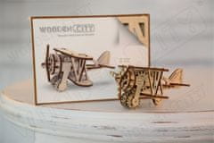 Wooden city 3D puzzle Dvouplošník 63 dílů