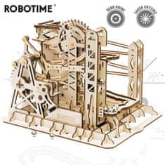 Robotime Rokr 3D dřevěné puzzle Kuličková dráha: Explorer 260 dílků