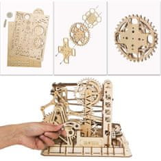 Robotime Rokr 3D dřevěné puzzle Kuličková dráha: Explorer 260 dílků