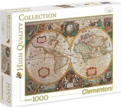 Clementoni Puzzle Historická mapa 1000 dílků