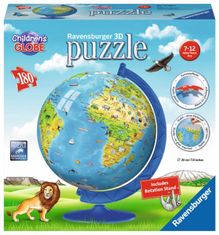 Ravensburger Puzzleball Dětský globus se zvířátky (anglický) 180 dílků