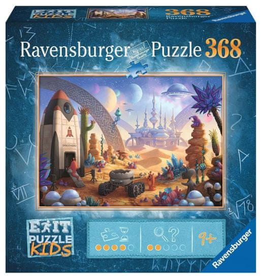 Ravensburger Únikové EXIT puzzle Kids Vesmírná mise 368 dílků