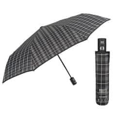 Perletti Pánský automatický deštník TIME / šedý proužek, 21712