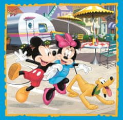 Trefl Puzzle Mickey Mouse a přátelé 3v1 (20,36,50 dílků)