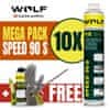 WOLF swiss quality Montážní lepidlo (PUR) pistolové - FIX SPEED 90S - 10 ks MEGA PACK 750 ml - 10 ks 