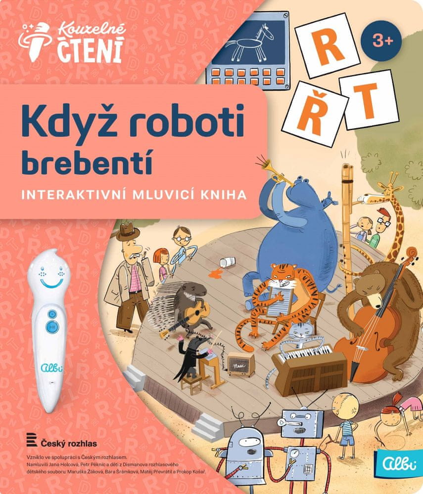 Albi KOUZELNÉ ČTENÍ Kniha Když roboti brebentí