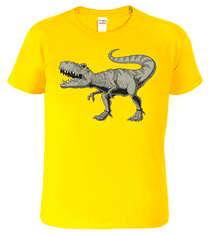 Hobbytriko Dětské tričko s dinosaurem - T-Rex Barva: Tyrkysová (44), Velikost: 4 roky / 110 cm