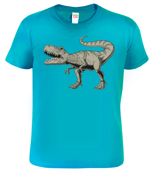Hobbytriko Dětské tričko s dinosaurem - T-Rex Barva: Černá (01), Velikost: 4 roky / 110 cm