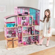 KidKraft Domeček pro panenky Shimmer Mansion s vybavením