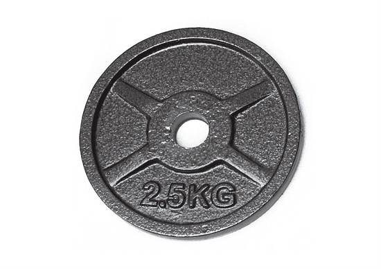 FitnessLine Kotouč litinový 30 mm - 2,5 kg