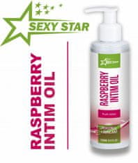 SEXY STAR AROMA LUBRIKAČNÍ RASPBERRY INTIM OIL 250ML