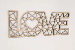 MAJA DESIGN Dřevěný obraz - LOVE
