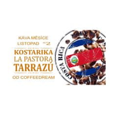 COFFEEDREAM Káva KOSTARIKA LA PASTORE TARRAZU - Hmotnost: 250g, Typ kávy: Středně jemné mletí - espresso, mocca, Způsob balení: třívrstvý sáček se zipem