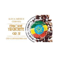 COFFEEDREAM Káva ETIOPIE YIRGACHEFFE Gr. 2 - Hmotnost: 100g, Typ kávy: Zrnková, Způsob balení: třívrstvý sáček se zipem