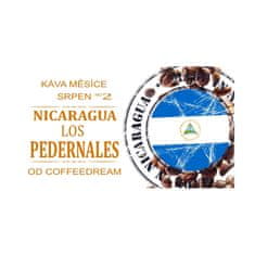 COFFEEDREAM Káva NICARAGUA Los PEDERNALES - Hmotnost: 100g, Typ kávy: Jemné mletí - český turek, Způsob balení: třívrstvý sáček se zipem, Stupeň pražení: pražení COFFEEDREAM