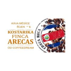 COFFEEDREAM Káva KOSTARIKA FINCA ARECAS - Hmotnost: 100g, Typ kávy: Zrnková, Způsob balení: třívrstvý sáček se zipem