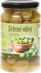 Bionebio Bio zelené olivy s peckou v nálevu 370 g