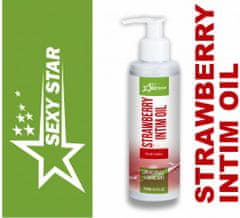 SEXY STAR AROMA LUBRIKAČNÍ STRAWBERRY INTIM OIL 250ML