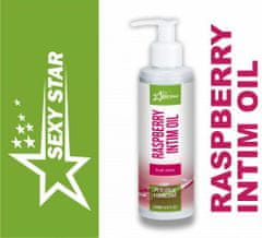 SEXY STAR AROMA LUBRIKAČNÍ RASPBERRY INTIM OIL 250ML