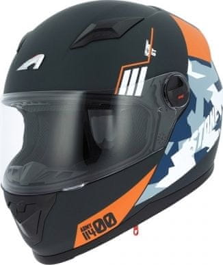 ASTONE Moto přilba GT2 ARMY matná černo/oranžová