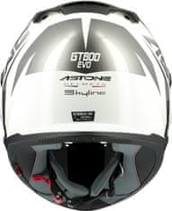 ASTONE Moto přilba GT800 EVO SKYLINE bílo/černá XS
