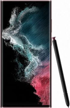 moderní mobilní dotykový telefon smartphone Samsung Galaxy S22 Ultra 5G čtečka otisků prstu krásný elegantní design 5000 mah baterie slot pro microSD osmijádrový procesor 108mpx 12mpx 10mpx zadní fotoaparát 40 mpx přední fotoaparát gorilla glass victus+ ochrana skla dynamic samoled 2x displej nfc párování 5G připojení podpora 5G výkonný chytrý telefon GPS eSIM IPS68 120hz obnovovací frekvence dolby atmos prostorový zvuk rychlonabíjení bezdrátové nabíjení reverzní nabíjení nová generace Samsung Exynos 2200 UWB připojení vysoce výkonný telefon dotykové pero S Pen