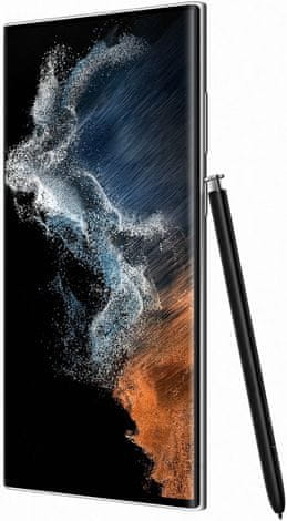 moderní mobilní dotykový telefon smartphone Samsung Galaxy S22 Ultra 5G čtečka otisků prstu krásný elegantní design 5000 mah baterie slot pro microSD osmijádrový procesor 108mpx 12mpx 10mpx zadní fotoaparát 40 mpx přední fotoaparát gorilla glass victus+ ochrana skla dynamic samoled 2x displej nfc párování 5G připojení podpora 5G výkonný chytrý telefon GPS eSIM IPS68 120hz obnovovací frekvence dolby atmos prostorový zvuk rychlonabíjení bezdrátové nabíjení reverzní nabíjení nová generace Samsung Exynos 2200 UWB připojení vysoce výkonný telefon dotykové pero S Pen