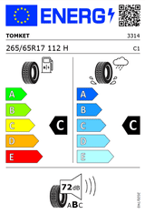 TOMKET SUV 265/65 R17 H112