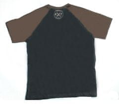 Rusty Pistons tričko RPTSM32 Trout dark brown/black vel. M