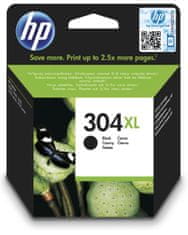 HP 304XL černá - originální náplň (N9K08AE)