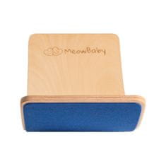 MeowBaby® Balance Board Dřevěná balanční deska 80x30 cm Wobble Board Felt pro děti Balanční hračky pro děti Curvy Board Montessori